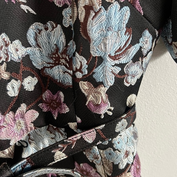 Gal Meets Glam Presley Floral Jacquard Dress, size 2 - Picture 3 of 5